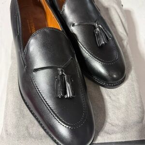 Allen Edmonds Acheson Black Tassel Loafers 13D NEW WITH BOX